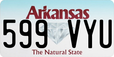 AR license plate 599VYU