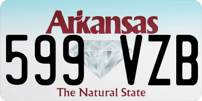 AR license plate 599VZB