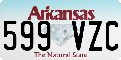 AR license plate 599VZC