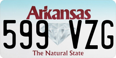 AR license plate 599VZG