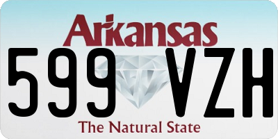 AR license plate 599VZH
