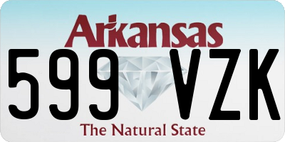 AR license plate 599VZK