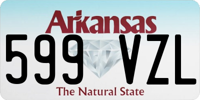 AR license plate 599VZL