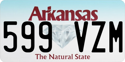 AR license plate 599VZM