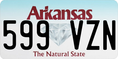 AR license plate 599VZN