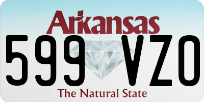 AR license plate 599VZO