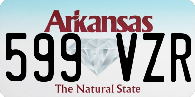 AR license plate 599VZR