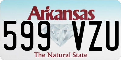 AR license plate 599VZU