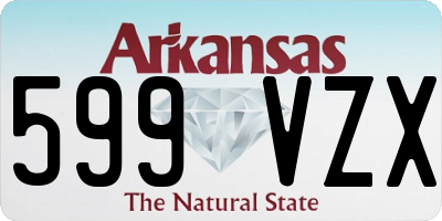 AR license plate 599VZX