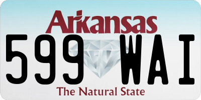 AR license plate 599WAI