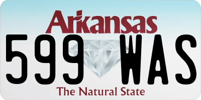 AR license plate 599WAS