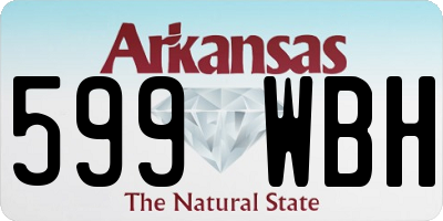 AR license plate 599WBH