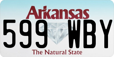 AR license plate 599WBY