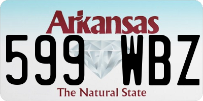 AR license plate 599WBZ