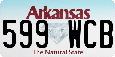 AR license plate 599WCB