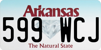 AR license plate 599WCJ