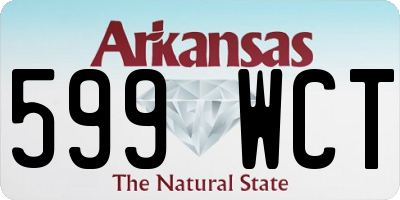 AR license plate 599WCT
