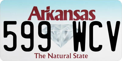AR license plate 599WCV