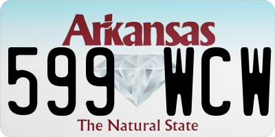 AR license plate 599WCW