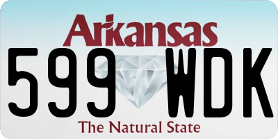 AR license plate 599WDK