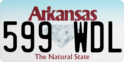 AR license plate 599WDL