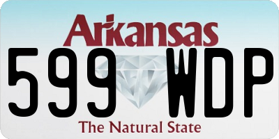 AR license plate 599WDP