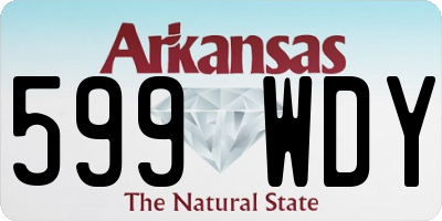 AR license plate 599WDY