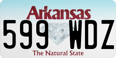 AR license plate 599WDZ