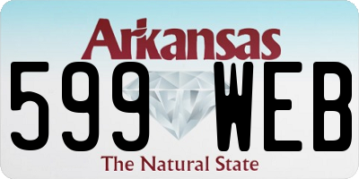 AR license plate 599WEB