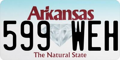AR license plate 599WEH