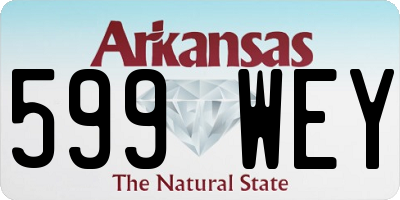 AR license plate 599WEY