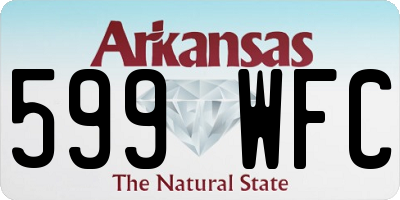 AR license plate 599WFC