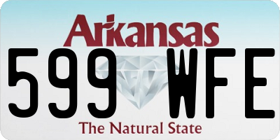 AR license plate 599WFE