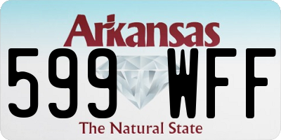 AR license plate 599WFF