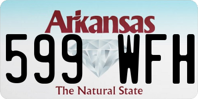 AR license plate 599WFH