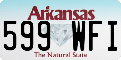 AR license plate 599WFI