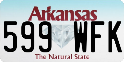 AR license plate 599WFK