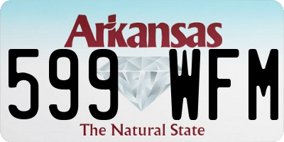 AR license plate 599WFM