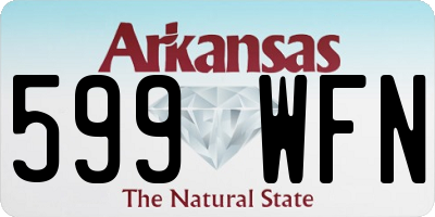 AR license plate 599WFN