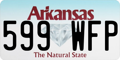 AR license plate 599WFP