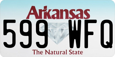AR license plate 599WFQ