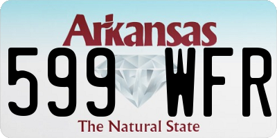 AR license plate 599WFR