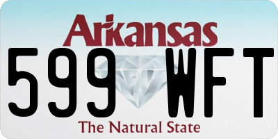 AR license plate 599WFT