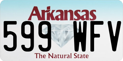 AR license plate 599WFV