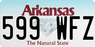 AR license plate 599WFZ
