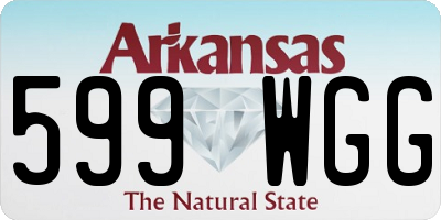 AR license plate 599WGG
