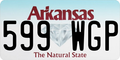 AR license plate 599WGP