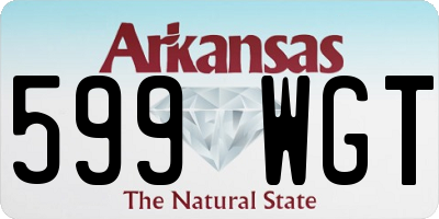 AR license plate 599WGT