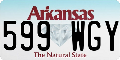 AR license plate 599WGY