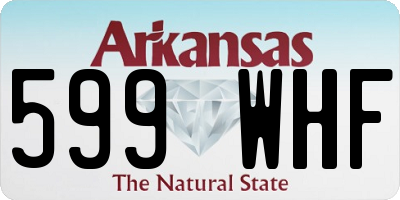 AR license plate 599WHF
